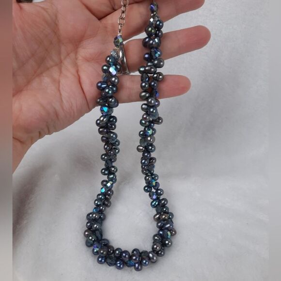 Freshwater Pearl Luminous Layered Necklace - Picture 1 of 9